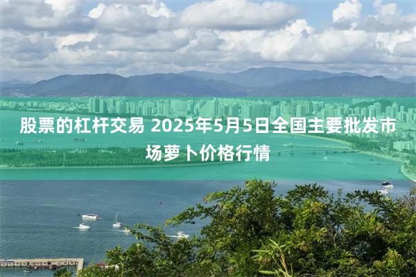 股票的杠杆交易 2025年5月5日全国主要批发市场萝卜价格行情